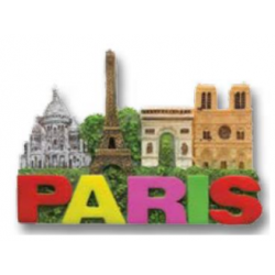 Magnet Paris Letters in Colors